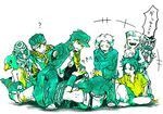  age_regression alessi child hierophant_green iggy_(jojo) jean_pierre_polnareff jojo_no_kimyou_na_bouken joseph_joestar_(young) kakyouin_noriaki kuujou_joutarou magician's_red mohammed_avdol multiple_boys orchidea silver_chariot stand_(jojo) stardust_crusaders younger 