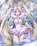  bad_id bad_pixiv_id character_request fur j-peg jewelry necklace purple_eyes silver_hair snow tenkuu_no_crystalia twintails 