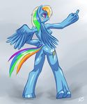  anthrofied average_artist blue_fur breasts cutie_mark equine female friendship_is_magic fur hair mammal multi-colored_hair my_little_pony pegasus purple_eyes rainbow_dash_(mlp) rainbow_hair side_boob signature solo wings 