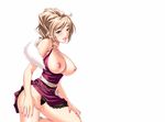  blonde_hair blue_eyes breasts dress mochizuki_nozomu nipples ole ore_wa_tsumakiller panties photoshop underwear wet white 