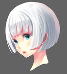  blue_eyes bob_cut face lips necolab nose original portrait short_hair solo white_hair 