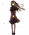  black_legwear copyright_request gari_(apollonica) long_hair looking_at_viewer open_mouth pantyhose simple_background solo white_background 