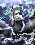  bad_id bad_pixiv_id dress floating_hair green_hair hatsune_miku highres jewelry long_hair moriz necklace shinkai_shoujo_(vocaloid) solo submerged twintails underwater very_long_hair vocaloid 