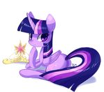  cutie_mark equine female feral friendship_is_magic gem gold hair horn horse lying mammal multi-colored_hair my_little_pony plain_background pony purple_eyes solar-slash solo star twilight_sparkle_(mlp) white_background winged_unicorn wings 