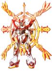  alternate_wings claws energy_wings full_body g_gundam glowing glowing_eyes god_gundam gundam large_wings mecha mechanization robot shingo_(picturepuzzle) solo standing super_robot wings 