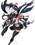  filia_(skullgirls) john_crayton samson_(skullgirls) skirt skullgirls solo teeth white_background 