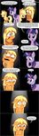  ask_jappleack blonde_hair bound chair cowboy_hat cutie_mark dialog english_text equine female feral friendship_is_magic green_eyes hair hat horn horse hotdiggedydemon mammal my_little_pony pony purple_eyes rope square_crossover text tumblr twilight_sparkle_(mlp) unicorn 