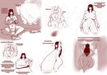  back_view big_breasts black_hair breast_vore breasts comic demon devil_girl dialog english_text eyes_closed female fish green_eyes hair horn hug huge_breasts human hyper hyper_breasts kissing lesbian long_hair mammal marine modeseven nipple_vore nitrotitan not_furry open_mouth overweight pussy shante side_boob side_view siren spade_tail speech_bubbles standing steam teeth text tongue vorarephilia vore wet 
