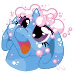  akoura alpha_channel bubble bubbles cute equine female friendship_is_magic horn mammal my_little_pony plain_background purple_eyes smile solo transparent_background trixie_(mlp) unicorn 