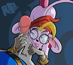  &lt;3 anthro blonde_hair cock_worship erection eyewear female fondling glasses green_eyes hair imminent_oral male mammal mouse penelope_(sly_cooper) penetration penis r!p raccoon rodent sex sly_cooper sly_cooper_(series) smile straight tongue vaginal vaginal_penetration 