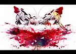  bad_id bad_pixiv_id face flandre_scarlet hat letterboxed mirimo multiple_girls remilia_scarlet short_hair siblings sisters touhou 