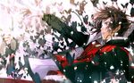  amnesia brown_hair butterfly red_eyes shin_(amnesia) 