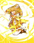  bad_id bad_pixiv_id bike_shorts blonde_hair boots choker cure_peace electricity hair_flaps itomugi-kun kise_yayoi long_hair magical_girl open_mouth ponytail precure shorts shorts_under_skirt skirt smile_precure! solo tears tiara wrist_cuffs yellow yellow_eyes yellow_shorts yellow_skirt 