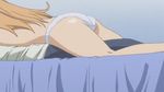  1boy 1girl animated animated_gif ass bed blonde_hair girl_on_top grinding indoors kiryuu_yuuzuki kissxsis long_hair lying panties suminoe_keita teacher thighs underwear white_panties 