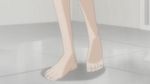  animated animated_gif barefoot blonde_hair blush kiryuu_yuuzuki kissxsis mature nude screencap shower shower_scene teacher wet 