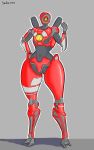  android apex_legends female hi_res humanoid machine pathfinder_(apex_legends) robot saidra simple_background solo text thick_thighs video_games wide_hips 