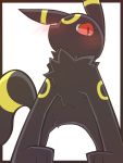  :&lt; alpha_channel ambiguous_gender blush chest_tuft eeveelution featureless_crotch feral invalid_tag looking_at_viewer looking_down low-angle_view lying nintendo paws pok&eacute;mon pok&eacute;mon_(species) shin_(artist) slit_pupils solo tuft umbreon video_games 