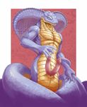  censored cobra cum dadog hemipenes male multi_cock naga nude penis reptile scalie snake solo 