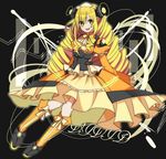  blonde_hair dress drill_hair twin_drills twintails uomiya_naname vividred_operation vividyellow yellow_eyes 