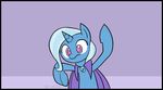  animated cape dreatos equine female feral friendship_is_magic horn mammal my_little_pony semaphore solo trixie_(mlp) unicorn what 