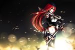  blood katarina league_of_legends red_hair weapon 