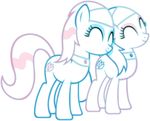  absurd_res aloe_(mlp) artpwny cutie_mark equine eyes_closed female feral friendship_is_magic hair hi_res horse lotus_(mlp) mammal my_little_pony neon neon_lights pink_hair pony 