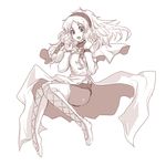  boots character_request kara_(color) monochrome pink romancing_saga romancing_saga_2 saga solo thigh_boots thighhighs 