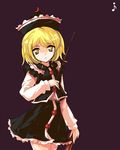  alphes_(style) blonde_hair bow_(instrument) hat ideolo instrument lunasa_prismriver parody short_hair skirt solo style_parody touhou violin yellow_eyes 