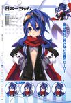  1girl absurdres blue_eyes blue_hair bodysuit choujigen_game_neptune compile_heart highres idea_factory neptune_(series) nippon_ichi_(choujigen_game_neptune) profile_page solo tsunako 