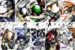  6+boys alternate_costume donkey_kong donkey_kong_(series) facial_hair fire_emblem galaxia_(sword) gen_4_pokemon hat ice_climber kirby kirby_(series) lucario luigi mario_(series) marth meta_knight motion_blur multiple_boys mustache nana_(ice_climber) necktie olimar pikmin_(series) pokemon pokemon_(creature) popo_(ice_climber) super_mario_bros. super_smash_bros. sword taiki_(lovelad) wario weapon 