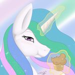  2013 eating equine female food friendship_is_magic horn mammal metal-renamon muffin my_little_pony princess princess_celestia_(mlp) royalty solo winged_unicorn wings 
