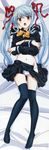  1girl absurdres amatsuka_tsurara baby_princess blush dakimakura highres long_image lying navel official_art solo tall_image 