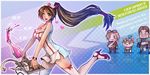  akali cleavage league_of_legends nurse thighhighs 