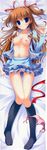  1girl absurdres blue_eyes breasts brown_hair dakimakura highres houjou_hibiki long_image nipples panties precure pretty_cure selene stitched suite_precure tall_image twintails underwear yukie 