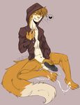  blackcock cum cum_drip cum_on_feet dripping foxcat gay hindpaw imeow ko~kun male paws penis tomoyuki 