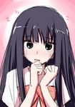  akata_itsuki black_hair blush character_name crying crying_with_eyes_open kimi_ni_todoke kuronuma_sawako long_hair looking_at_viewer school_uniform solo tears 