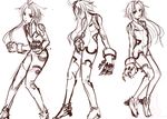  ahoge bodysuit claw_(weapon) collage cosplay dancing michael_jackson michael_jackson_(cosplay) monochrome neptune_(series) panties_(pantsu-pirate) poses real_life short_hair sidelocks sketch thighhighs weapon white_heart 