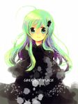  green_eyes green_hair long_hair looking_at_viewer original smile solo tachitsu_teto 