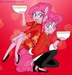  anthro anthrofied blue_eyes chinese chinese_dress crossgender dress equine female friendship_is_magic fur hair horse jaquelin_rose jaquelindreamz male mammal my_little_pony pink_fur pink_hair pinkie_pie_(mlp) pony square_crossover 