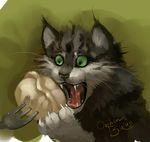  ambiguous_gender cat dumpling feline feral food mammal orphen_sirius solo 