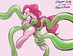  anal_penetration anus clopper-dude cutie_mark english_text equine female feral friendship_is_magic fur hair horse looking_back mammal my_little_pony nude open_mouth oral penetration pink_background pink_fur pink_hair pinkie_pie_(mlp) plain_background pony pussy solo suspension tentacles text tongue vaginal vaginal_penetration 