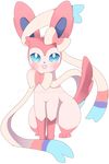  angelily-tan_(deviantart) ninfia no_humans pokemon pokemon_(game) pokemon_xy solo sylveon 