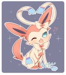  artist_request kokotensho ninfia no_humans pokemon pokemon_(game) pokemon_xy solo sylveon 