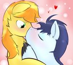  blush braeburn_(mlp) equine feral friendship_is_magic gay horse kryptchild male mammal my_little_pony nuzzle pegasus pony soarin_(mlp) wings wonderbolts_(mlp) 