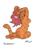  breasts cap_(artist) cat feline female looking_at_viewer mammal marc_schnakenberg multi_breast nipples nude 