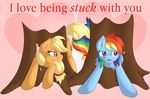  cutie_mark english_text equine female feral friendship_is_magic green_eyes hair horse mammal multi-colored_hair my_little_pony pony purple_eyes rainbow_dash_(mlp) ratofdrawn stuck text 