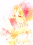  1boy 1girl akizuki_hakuto family flower freckles hug mother mother_and_son one_piece pixiv_manga_sample portgas_d_ace portgas_d_rouge son 