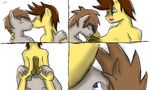  anthro fellatio gay hair hooves horsecock kissing male my_little_pony neonwubs1 oral oral_sex original_character penis sex viper_(mlp) wave_rider_(mlp) 