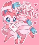  artist_request no_humans pokemon pokemon_(game) pokemon_xy solo sylveon valentine 