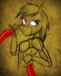  anthrofied equine female friendship_is_magic jrvanesbroek mammal mask my_little_pony pegasus rainbow_dash_(mlp) solo sword weapon wings 
